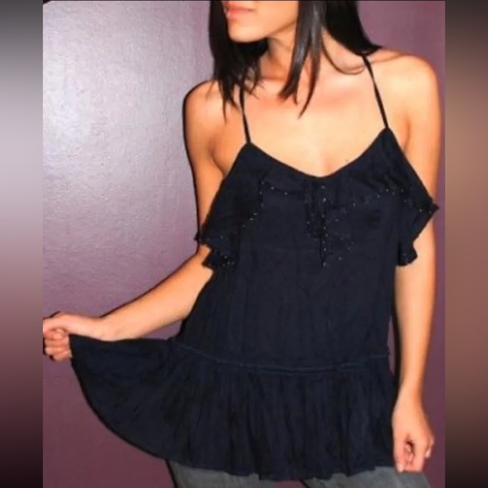 Free People Black Tank Top